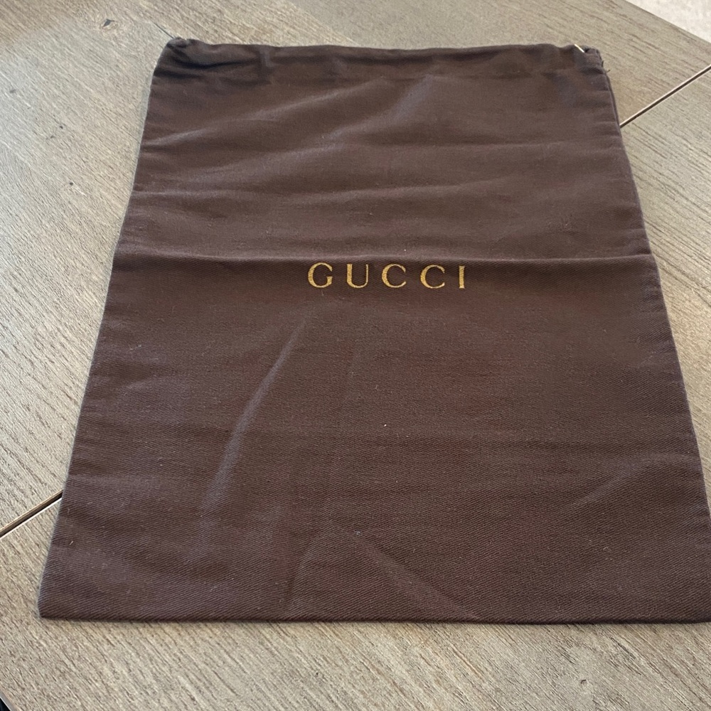Brown Gucci Small Drawstring Dustbag Suitable For… - image 1